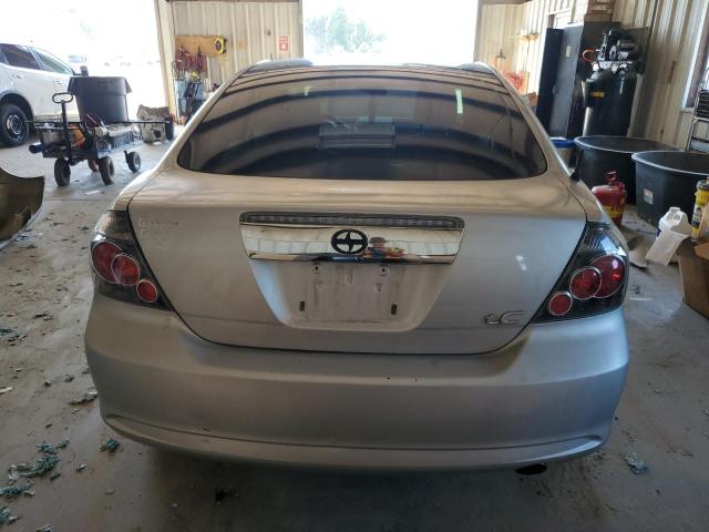 JTKDE167280223576 - 2008 TOYOTA SCION TC SILVER photo 6