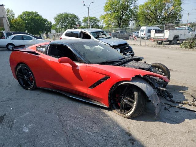 1G1YD2D71F5104804 - 2015 CHEVROLET CORVETTE STINGRAY 2LT RED photo 4