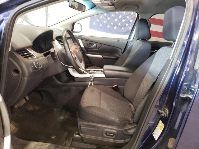 2FMDK3JC1BBA23533 - 2011 FORD EDGE SEL BLUE photo 7