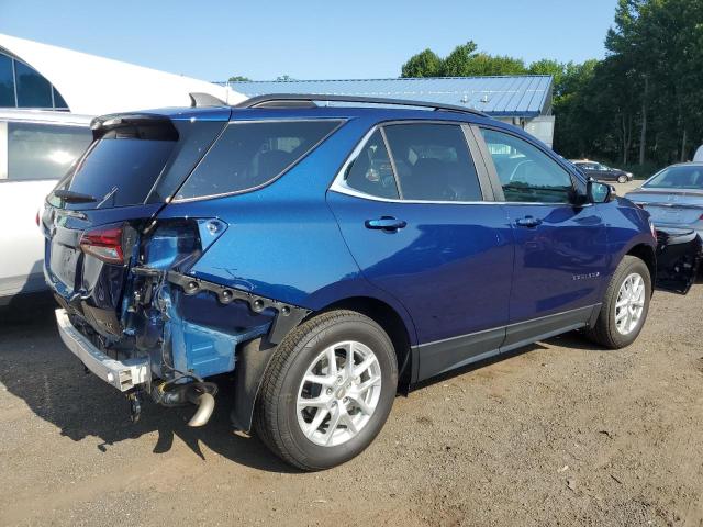 3GNAXUEV2NL275074 - 2022 CHEVROLET EQUINOX LT BLUE photo 3