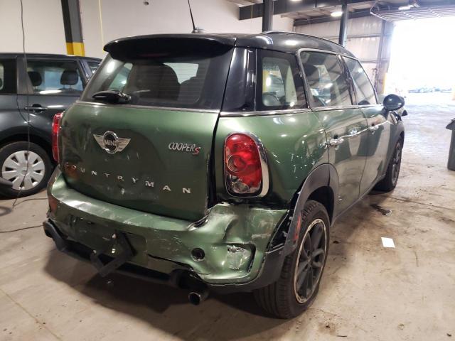 WMWZC3C57GWT07998 - 2016 MINI COOPER S COUNTRYMAN GREEN photo 4