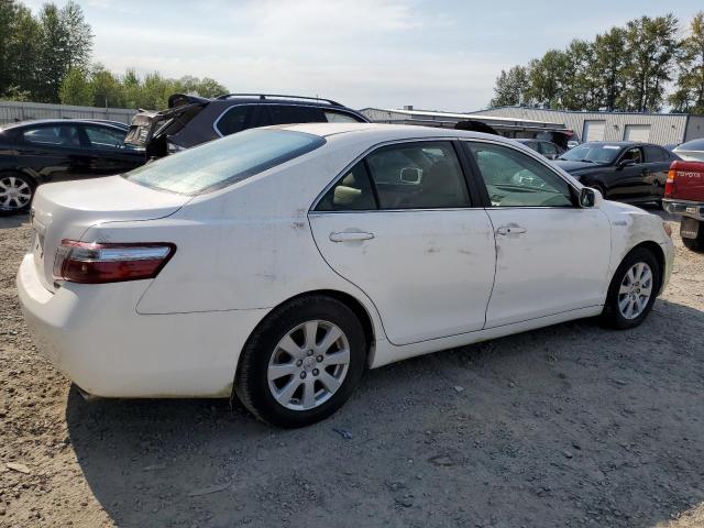 JTNBB46K373011775 - 2007 TOYOTA CAMRY HYBRID WHITE photo 3