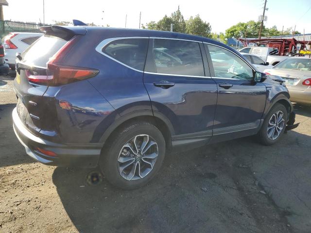 5J6RT6H83NL010890 - 2022 HONDA CR-V EXL BLUE photo 3