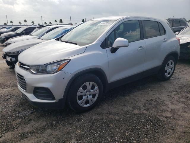 3GNCJKSB4KL177989 - 2019 CHEVROLET TRAX LS SILVER photo 1