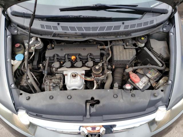 2HGFA16699H316662 - 2009 HONDA CIVIC LX-S GRAY photo 11