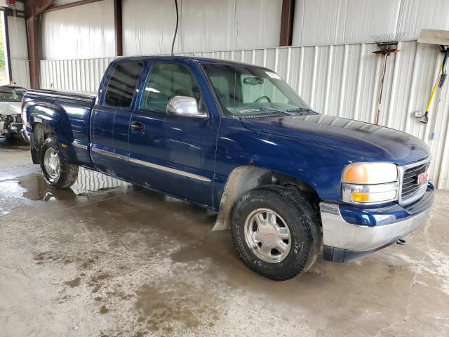 2GTEK19T621310051 - 2002 GMC NEW SIERRA K1500 BLUE photo 4