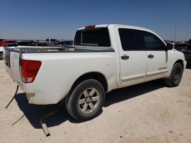 1N6BA0ED8CN326800 - 2012 NISSAN TITAN S WHITE photo 3