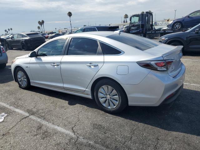 KMHE24L16GA035718 - 2016 HYUNDAI SONATA HYBRID SILVER photo 2