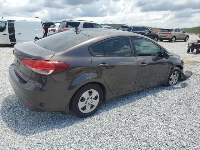 3KPFL4A76HE033768 - 2017 KIA FORTE LX BROWN photo 3