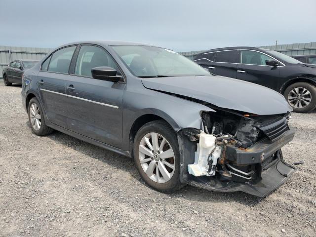 3VW2K7AJ6DM371702 - 2013 VOLKSWAGEN JETTA BASE 灰色 照片 4