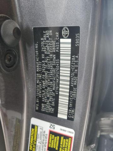 4T1G11AK3PU760455 - 2023 TOYOTA CAMRY SE NIGHT SHADE GRAY photo 12