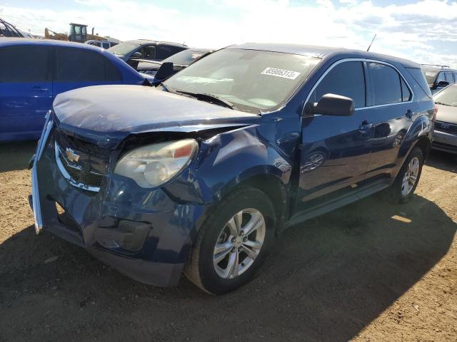 2CNFLCEW9A6367709 - 2010 CHEVROLET EQUINOX LS BLUE photo 1