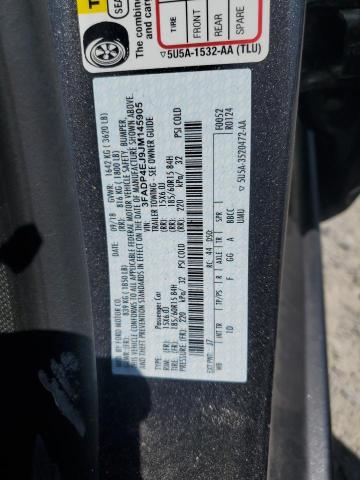 3FADP4EJ9JM145905 - 2018 FORD FIESTA SE ნაცრისფერი ფოტო 12