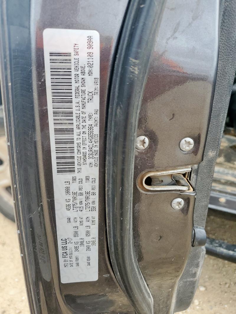 3C6UR4CL4HG656964 - 2017 RAM 2500 ST GRAY photo 12