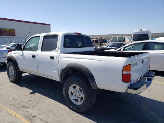 5TEGM92N74Z412406 - 2004 TOYOTA TACOMA DOUBLE CAB PRERUNNER WHITE photo 2