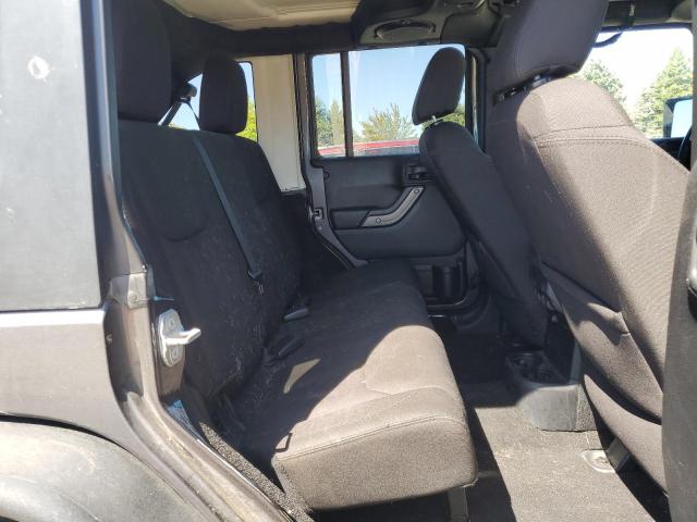 1C4BJWDG0EL218283 - 2014 JEEP WRANGLER U SPORT GRAY photo 10