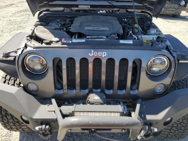 1C4BJWDG0EL218283 - 2014 JEEP WRANGLER U SPORT GRAY photo 11