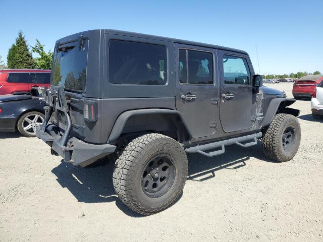 1C4BJWDG0EL218283 - 2014 JEEP WRANGLER U SPORT GRAY photo 3