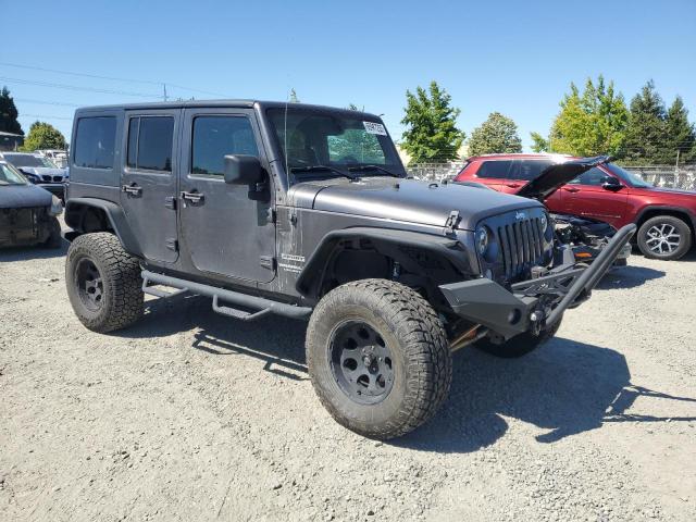 1C4BJWDG0EL218283 - 2014 JEEP WRANGLER U SPORT GRAY photo 4