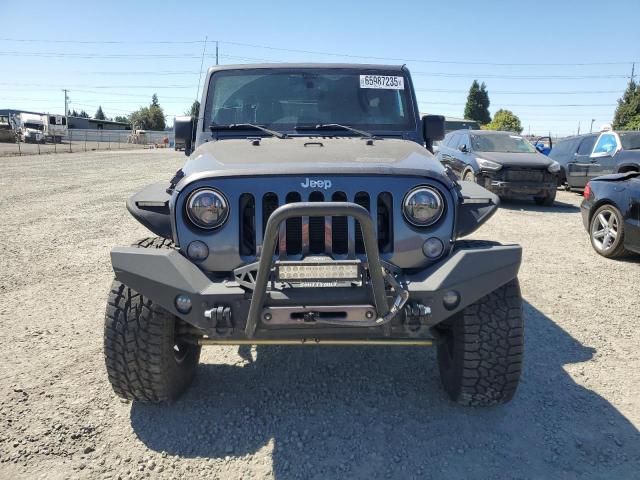 1C4BJWDG0EL218283 - 2014 JEEP WRANGLER U SPORT GRAY photo 5