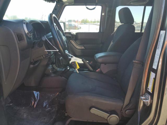 1C4BJWDG0EL218283 - 2014 JEEP WRANGLER U SPORT GRAY photo 7