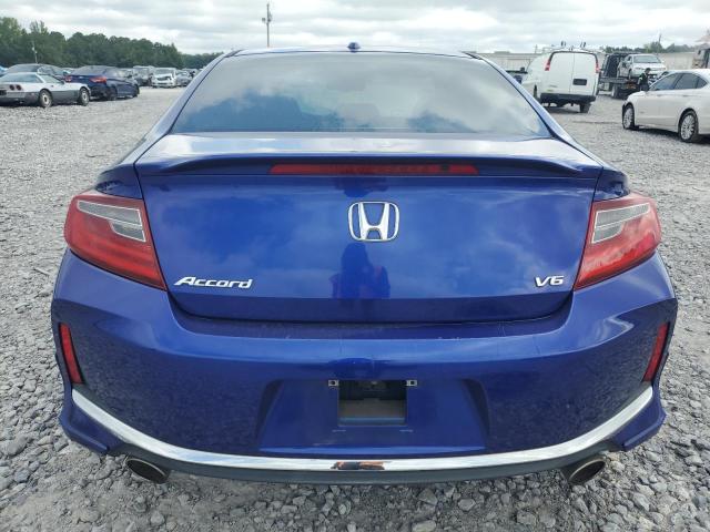1HGCT2B92GA000535 - 2016 HONDA ACCORD EXL BLUE photo 6