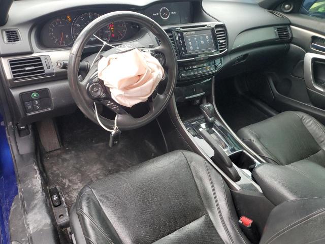 1HGCT2B92GA000535 - 2016 HONDA ACCORD EXL BLUE photo 8