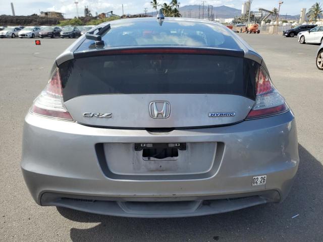 JHMZF1D40CS001651 - 2012 HONDA CR-Z ვერცხლისფერი ფოტო 6