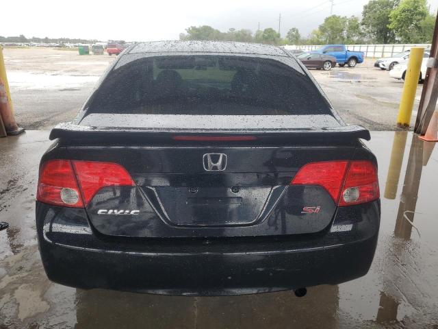 2HGFA55508H702076 - 2008 HONDA CIVIC SI BLACK photo 6