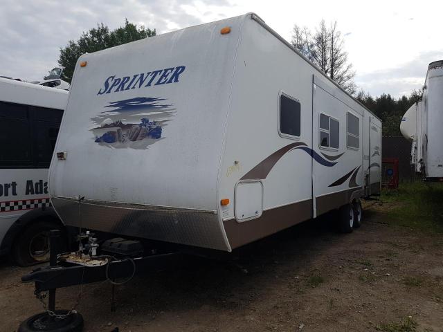 4YDT3112X71533968 - 2007 KEYSTONE SPRINTER WHITE photo 2