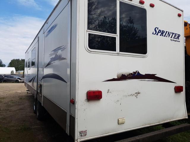 4YDT3112X71533968 - 2007 KEYSTONE SPRINTER WHITE photo 3