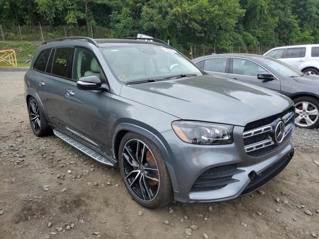 4JGFF8GE6MA434802 - 2021 MERCEDES-BENZ GLS 580 4MATIC GRAY photo 4