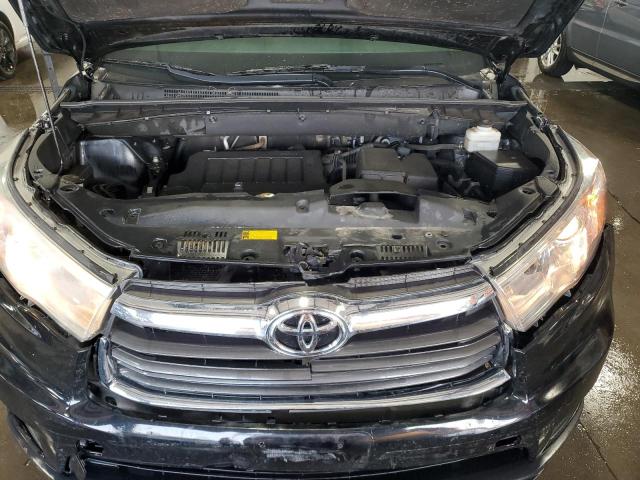 5TDJKRFH6ES059963 - 2014 TOYOTA HIGHLANDER XLE BLACK photo 12