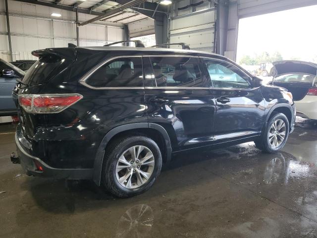 5TDJKRFH6ES059963 - 2014 TOYOTA HIGHLANDER XLE BLACK photo 3