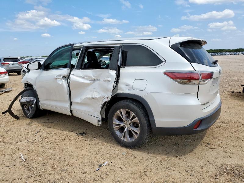5TDKKRFH3FS050711 - 2015 TOYOTA HIGHLANDER XLE თეთრი ფოტო 2