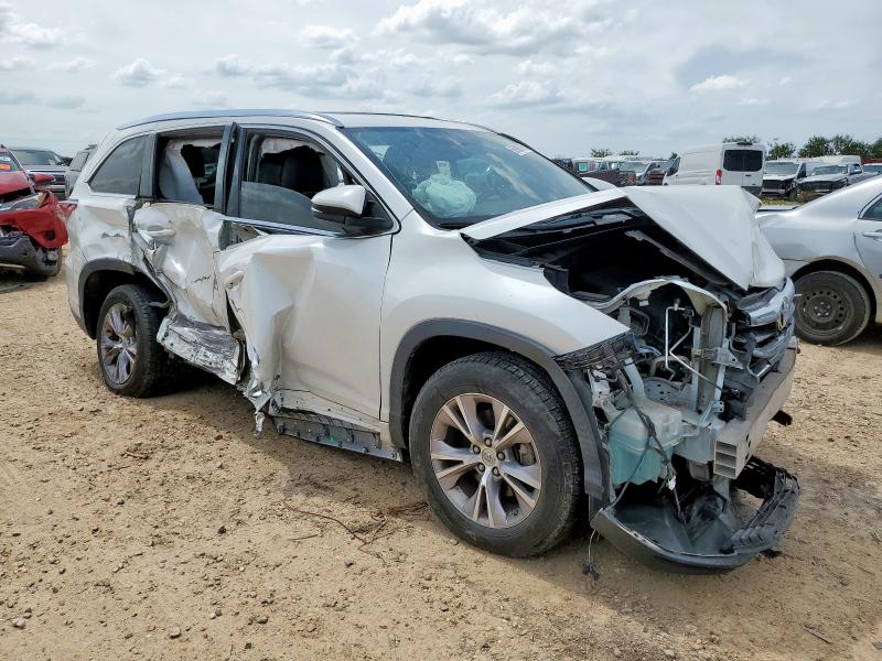 5TDKKRFH3FS050711 - 2015 TOYOTA HIGHLANDER XLE თეთრი ფოტო 4