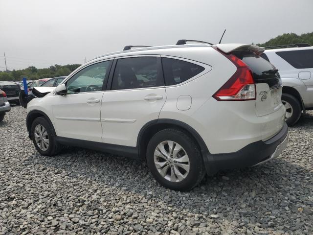 5J6RM4H75DL000255 - 2013 HONDA CR-V EXL WHITE photo 2