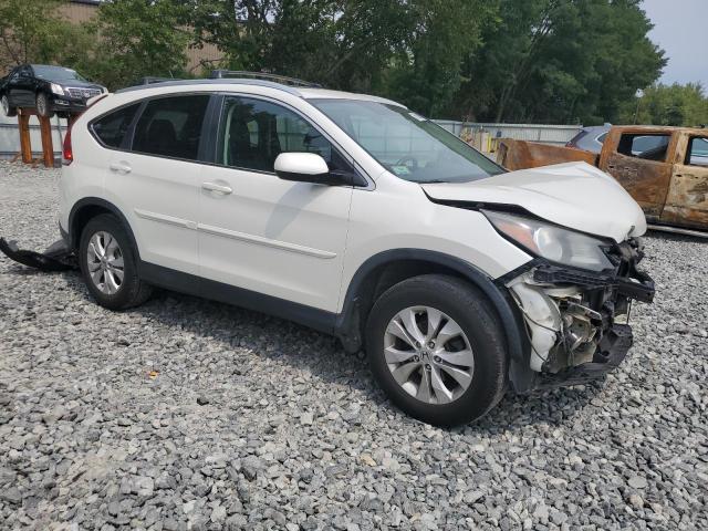 5J6RM4H75DL000255 - 2013 HONDA CR-V EXL WHITE photo 4