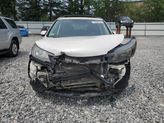 5J6RM4H75DL000255 - 2013 HONDA CR-V EXL WHITE photo 5