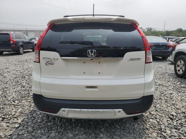 5J6RM4H75DL000255 - 2013 HONDA CR-V EXL WHITE photo 6