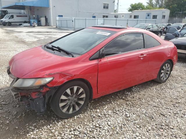 2HGFG12929H537809 - 2009 HONDA CIVIC EXL წითელი ფოტო 1