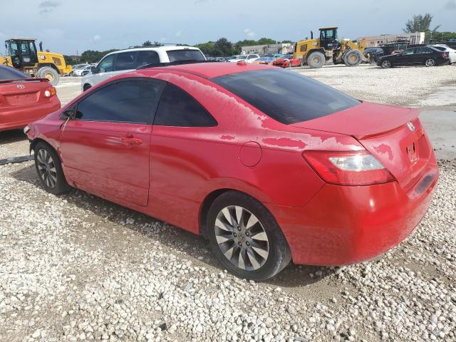 2HGFG12929H537809 - 2009 HONDA CIVIC EXL წითელი ფოტო 2