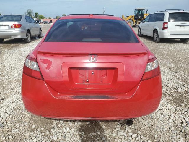 2HGFG12929H537809 - 2009 HONDA CIVIC EXL RED photo 6