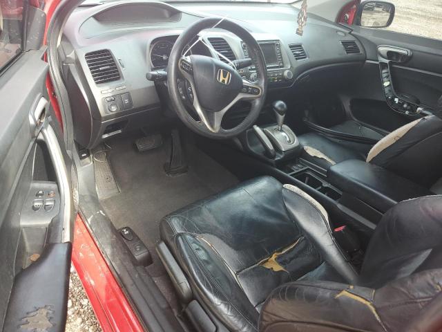 2HGFG12929H537809 - 2009 HONDA CIVIC EXL წითელი ფოტო 8