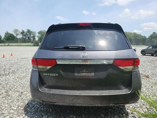 5FNRL5H63EB124096 - 2014 HONDA ODYSSEY EXL ნაცრისფერი ფოტო 6