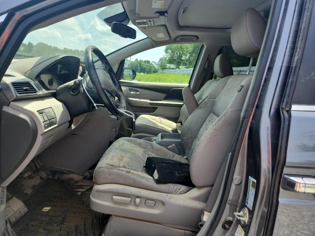 5FNRL5H63EB124096 - 2014 HONDA ODYSSEY EXL ნაცრისფერი ფოტო 7