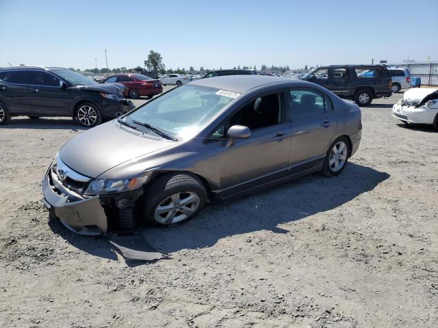 19XFA1F66AE082270 - 2010 HONDA CIVIC LX-S Մոխրագույն լուսանկար 1