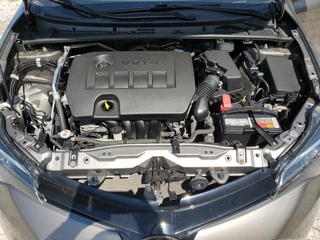 2T1BURHE6JC114724 - 2018 TOYOTA COROLLA L GRAY photo 11