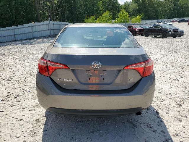 2T1BURHE6JC114724 - 2018 TOYOTA COROLLA L GRAY photo 6
