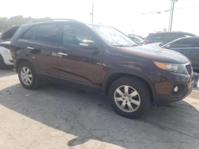 5XYKT3A16BG162656 - 2011 KIA SORENTO BASE BURGUNDY photo 4